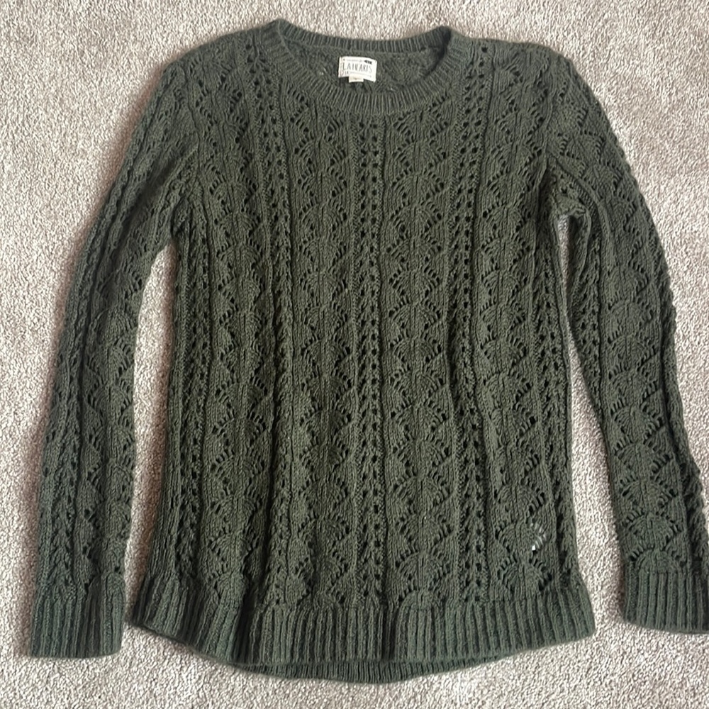 Dark Green LA Hearts Sweater